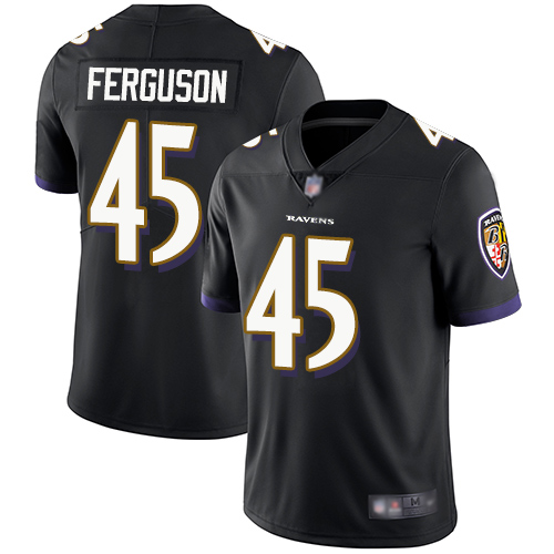 Baltimore Ravens Limited Black Men Jaylon Ferguson Alternate Jersey NFL Football #45 Vapor Untouchable